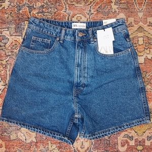NWT Zara Women's Denim Shorts Size 6